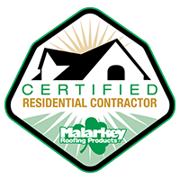 Malarkey Certified Residential Contractor logo